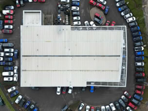 Aero Pictures examples -Wide Shot Top Down Roof